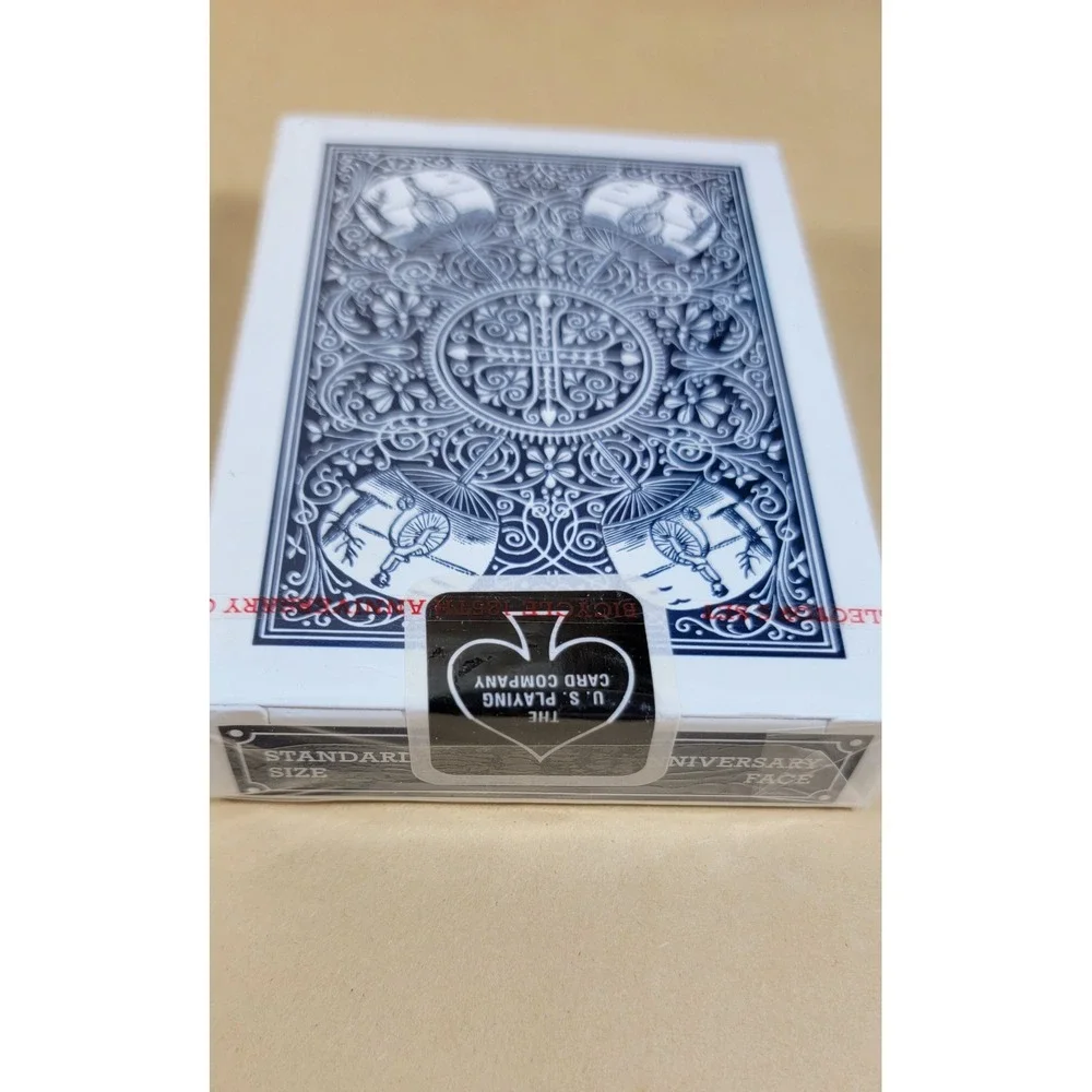Bicycle 125th Anniversary Ed. Playing Cards Navy Blue Collector Set 1885-2010 - Picture 3 of 3